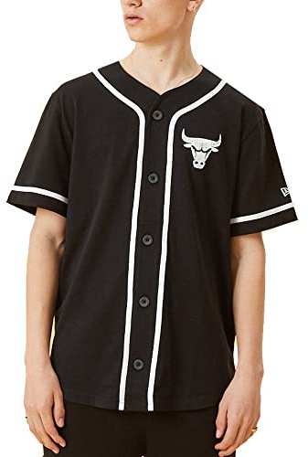 New Era Baseball Jersey Shirt - NBA Chicago Bulls - M
