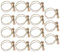 Heyiarbeit Lot de 15 colliers de serrage à double fil pour tuyau de pompe de bassin Diamètre intérieur 38 mm