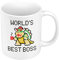 Fabulous Mug Céramique World's Best Boss Jeux Video Mascotte Parodie Méchant Retro Gaming 80's