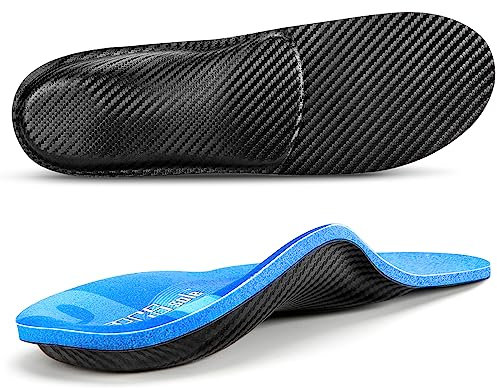 PCSsole Fersensporn Einlagen Orthopädische Einlegesohlen, Arch Support Schuheinlagen für Plattfuß, Plantar Fasciitis, Fersenschmerzen, über Pronation für Männer und Frauen, Blau (30.5CM)