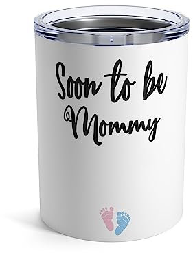 Teegarb Letter Blanket soon to be mommy Gender Reveal Gobelet 10 oz 10 oz