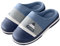 UnoSheng Pequeños zapatos hombre invierno pantuflas de invierno para hombre invierno cálidas zapatillas de espuma viscoelástica zapatillas suaves cálidas zapatillas hombre microondas, azul celeste, 44