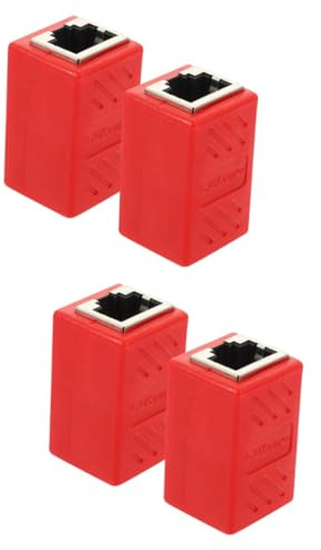 SOLUSTRE 4stücke Ethernet Kupplung Adapter Für Netzwerkkabel Verbindung Für Stabile Datenübertragung Für Router Pcs Und