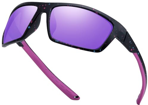 Myiaur Fahrradbrille Polarisierte Sonnenbrille, Sportbrille Rahmen für Herren Damen Sport Radfahren MTB Sportsonnenbrille Radbrille Sportbrille