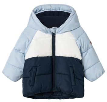 Name IT Unisex Baby NBNMAPLE Jacket Block Jacke, Subdued Blue, 74