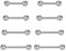FECTAS 8 pièces Barres de Langue Barres de Langue Bijoux Piercing 14G 12mm 14mm 16mm 18mm Barre de Langue Piercing Acier Inoxydable Argent Bijoux Piercing Langue