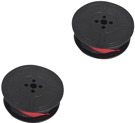 EXCEART 2stücke Farbband Für Rover Schreibmaschine Hochwertiges Typenband Schwarz Und Rot Geeignet Für Mechanischen Schreibmaschinen Langlebig Starker Tintenaufnahme Klare Schriftzüge