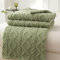 VANJOROY Fleece Blanket Large Throw for Sofa and Bed,400 GSM Lightweight Blanket, 100% Microfiber Fuzzy Soft Warm Cozy Fluffy Wool Throw for Chair,Couch,Travel.. (Sage Green, 150×200cm)