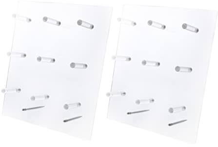 FUNOMOCYA 2er-packung Donut-ausstellungsständer Aus Acryl – Donut- Zur Präsentation Und Aufbewahrung – Sicher Und Waschbar – Für Partys Und Veranstaltungen