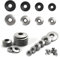 FOMGIIN Rondelles d'étanchéité EPDM en Acier Inoxydable M4.2 x 12 mm, 50 Pièces Rondelles Metal avec Joint Caoutchouc, Rondelle Neoprene, Rondelle pour Tole Ondulée pour Toiture