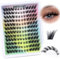 Cat Eye Cils Individuels Extension Cils Naturel Fox Eye Lashes 144pcs Cluster Lashes Wispy C Curl Lash Clusters Cils a Cils Extension De Cils Faux Cils Extension by Obeyalash