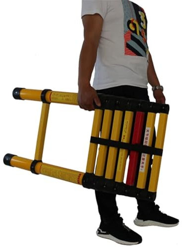 Telescopic Ladders 3.5m/11.5ft Multi Purpose Extendable Lightweight Extension Ladder