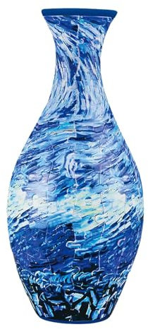 Generisch Vase, Kunst Puzzle Vase, für Erwachsene, kreative Blumenvase aus 160 gebogenen Puzzleteilen, Puzzle-Vase für Heimdekoration