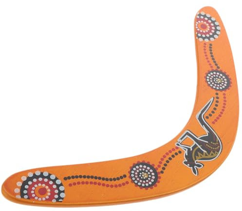 Yardwe Bumerangs Sport Fliegendes Spielzeug Outdoor Übungsspielzeug Aus Holz Für Kinder