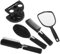 Beaupretty 1 Satz Retro-Kosmetikspiegel halterung für weinschrank Teile & Zubehör Vintage Schminkspiegel Kosmetikspiegel Set Vintage-Kosmetikspiegel Scherenhalter aus Kunststoff Plastik Black