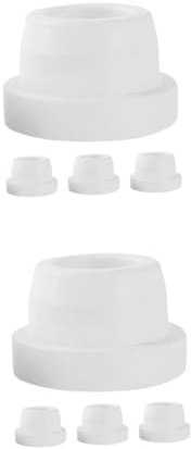 Mipcase 2sets Inground Pool Ladder Bumper Caps Rubber End Caps for Pool Ladders Maintenance 4pcs*2