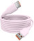 Câble USB C 2m 6A 120W Charge Turbo pour XiaoMi 14T 13T 12T 11T Pro Silicone Câble USB Type C Charge Rapide Câble Transfert Données pour Redmi Note 14 13 12 11 10 Pro 14C Pad 7 6 POCO X7 X6 X5 M4 rose