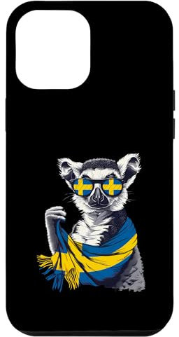 Schweden Flagge Lemur Sverige Swedish Roots Swedish Pride Hülle für iPhone 12 Pro Max