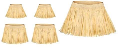 Amagogo Kit de 5 Piezas de espantapájaros de Paja para decoración, Conjunto de Disfraz Informal de espantapájaros para