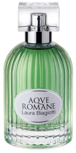 Laura Biagiotti – Aqve Romane Divinum Ficus Eau de Toilette 100 ml – Profumo Donna – Fragranza Agrumata e Legnosa – Note Frizzanti e Vivaci– Iconico Flacone Ispirato ai Templi Romani