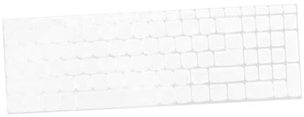 LOLIPPYY Transparente TPU Tastaturschutzfolie für Laptop Wasserabweisend Staubdicht Langlebig Kompatibel mit 15 Zoll Tastatur Einfache Reinigung unter Fließendem Wasser
