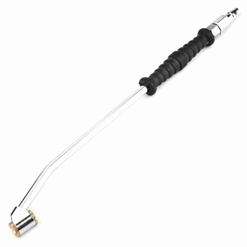 KooingTech Druckluft Reifenfüller, Schnell Füllende Stangen, 390mm Reifenreparaturwerkzeuge, Doppelkopf Zinklegierung Reifenfüller Geeicht Für Reifenaufpumpung