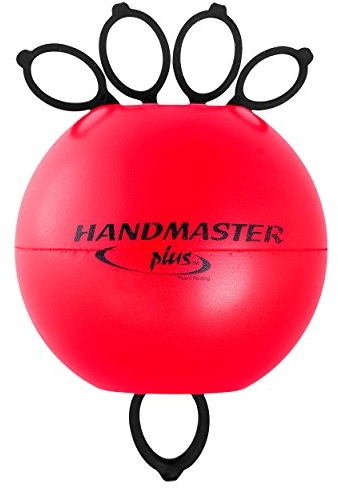 Handmaster Plus Handtrainer Fingertrainer Unterarmtrainer, mittel, ROT