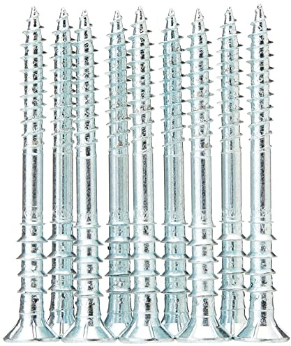 Dresselhaus 0/1203/001/6,0/70/ /01 Befestigungsmittel JD-Justierschrauben mit Antrieb I-Stern I-25 (1 Bit I 25 pro VPE inklusive), 6 x 70, galv. verzinkt, 100 Stück, Silber