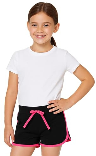 A2Z 4 Kids Girls Shorts 100% Cotton Dance Sports Trendy Fashion Summer Hot Short Lightweight Comfort Breathable Stylish Running Beach Shorts Tank Top Pants New Age 2-13 Years