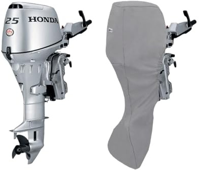 Oceansouth Vollständige Abdeckung für Honda Außenborder/Speicher BF2.3 bis BF250 (BF 25, BF30 3CYL 552cc (2002>) 381mm (15)