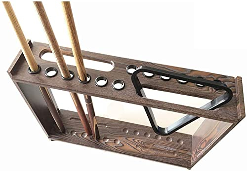 Pool Queue Rack Billard Queue RackBodenstehender Holzständer Queuehalter Platzsparend Hält 12 Queues Pool Sticks Ständer für Schulen Heime Clubs WEWYQSJXBXF-211222(Size:12 Holes)