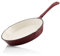 Mahlzeit Poêle à frire en fonte émaillée | Ø 24 cm | Dark Cherry | Poêle à frire en fonte avec deux becs verseurs | Poêle en fonte émaillée, poêle à steak, poêle en fonte émaillée