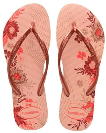 Havaianas Slim Organic Donna FlipFlop Rose Ballet/Golden Blush/Gold 41 EU