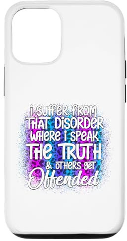 Hülle für iPhone 15 I Suffer From That I Speak Other Offended Funny
