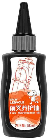 Huile Pour Fourche De Vélo, 60ml Lubrifiant Pour Suspension De Fourche De Vélo Avec Résistance Aux Hautes Températures, Huile D'entretien De Vélo Avec Protection Contre Les Fuites