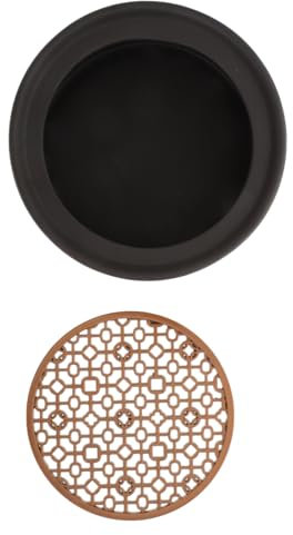 HOLIDYOYO 1pc Keramik Tee Heizung Kerze Stehen Tee Wärmer Kreative Tee Versorgung (schwarz)