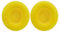 Cuscinetti auricolari compatibili con cuffie wireless Beats Solo 2 e Solo 3, cuscinetti di ricambio in pelle proteica Solo2 Solo3, giallo