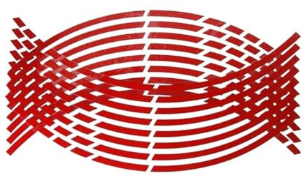 Pegatina llanta 1 Juego De 5 Pegatinas Reflectantes Ruedas Motocross Motocicleta 17/18 Pulgadas Pegatinas de Rueda