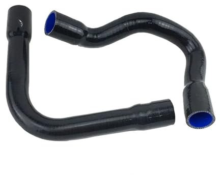 Admisión Aire Entrada Aire Manguera De Radiador De Silicona para BMW E36 Z3/318I/IC/IS/TI M42/M44 1992 1993 1994 1995 1996 1997 1998 1999 (2 Unidades) Tubo Entrada Aire(K8-54 Black)
