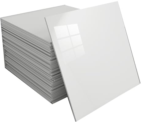 Dalles de plafond autocollantes en PVC - Imperméables, imitation marbre, à décoller et coller, for cuisine et salon(C,50 tiles)