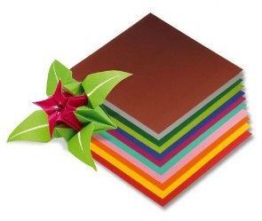Faltblätter, 10x10 cm, 500 Stück, 10 Farben [Spielzeug]