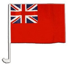 Digni Drapeau de Voiture Royaume-Uni Britannique pavillon Marchand Red Ensign - 30 x 40 cm
