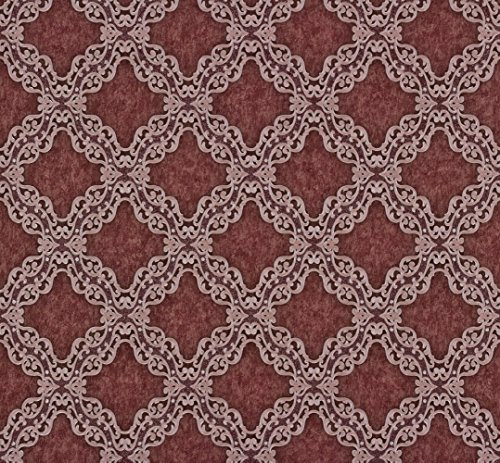 Erismann Vliestapete Delia Tapete 5816-16 581616 Barock rot rosa metallic