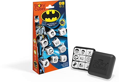 Asmodee – Stobatman – Würfel und Würfelspiele – Story Cubes Geschichten-Würfel Batman Blisterverpackung