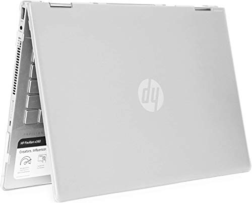mCover Funda rígida solo compatible con HP Pavilion x360 14-DYxxxx Series 2021/2022 de 14 pulgadas (no compatible con otras series HP Pavilion Series) convertibles (transparente)