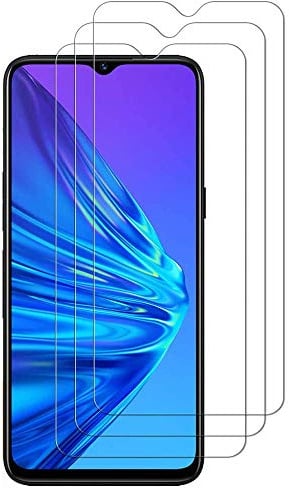 iGlobalmarket [3 Unidades] Protector de Pantalla compatible para Realme 5 / 5i / 6i / C2 / C11, Vidrio Templado, sin burbujas, Alta Definicion, 9H Dureza, Resistente a Arañazos
