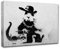 Walarky Banksy poster mouse poster art board canvas art board painting interior wall decoration wall hanging sofa living room office bedroom background wall decoration (16×12 inches)