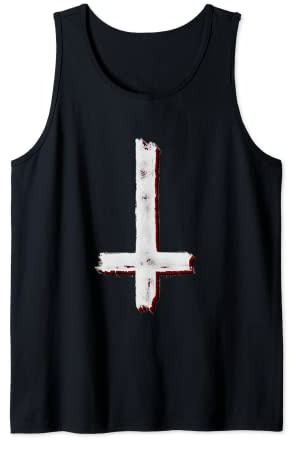 Inverted Cross Satanic Tank Top