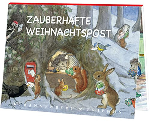 Rannenberg & friends Postkartenbuch Zauberhafte Weihnachtspost, 15 Karten, Weihnachtskarten Postkartenbücher Ansichtskarte Postkarte
