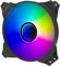 Zalman 120mm Infinity Mirror ARGB Case Fans, Silent 3-Pin Addressable RGB Fans for Desktop, 1200RPM 55.2CFM, 120mm x 120mm x 27mm, Metal, 12V DC, 2.3W